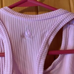 Adidas Cropped Racerback Top – Size XL (Runs Large)